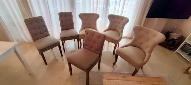 6 Riviera Maison chairs dining table dining room chairs Riviera Maison