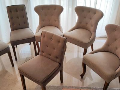 6 Riviera Maison chairs dining table dining room chairs Riviera Maison