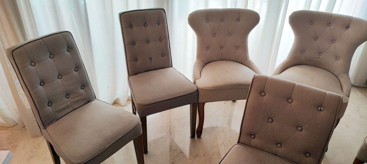 6 Riviera Maison chairs dining table dining room chairs Riviera Maison