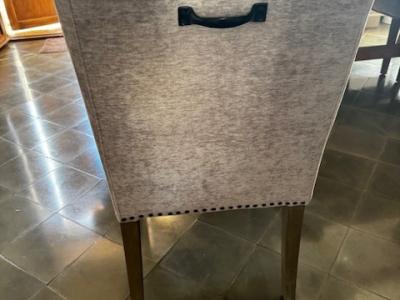 6 sillas - Elegantes sillas tapizadas estilo Chesterfield como nuevas