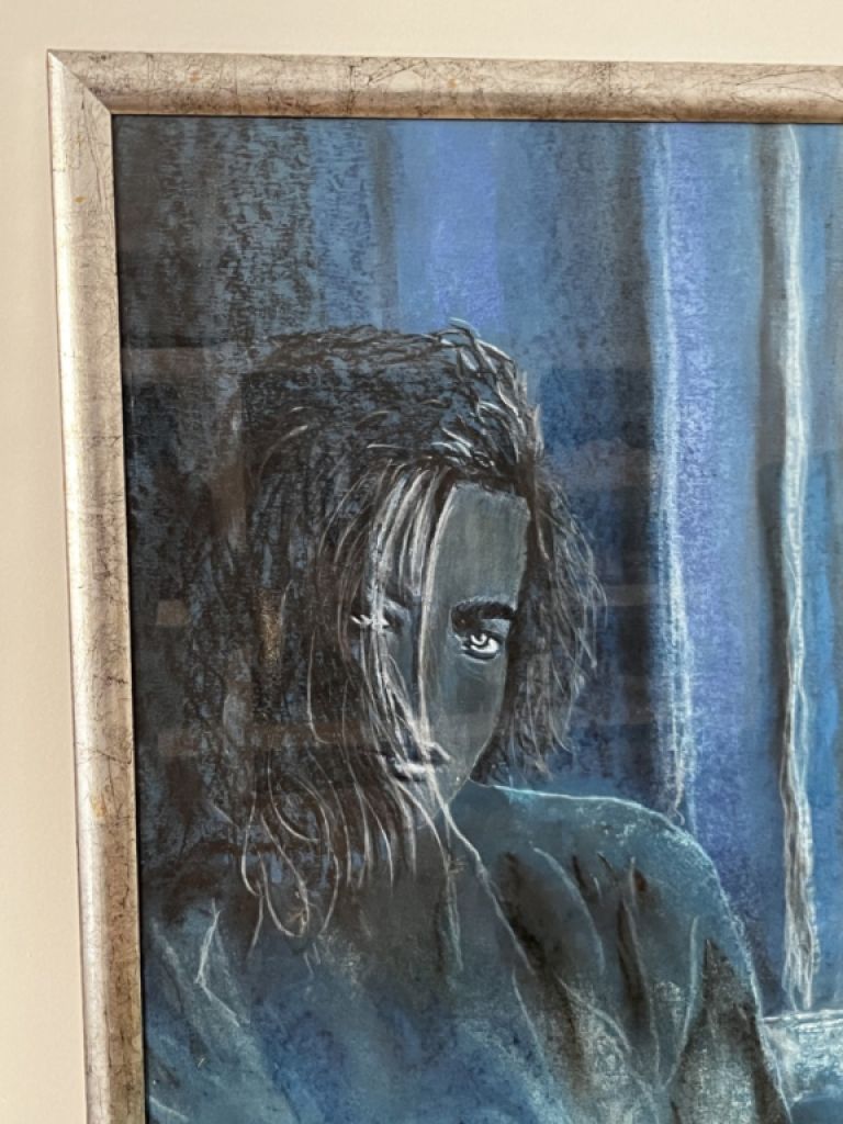 Abstract ART original signiert Simon Presley ca. 86 x 65 cm gerahmt