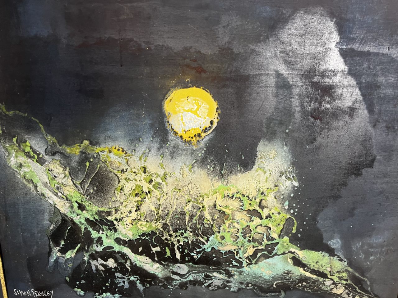 Abstrakt Art Kunst original Simon Presley 130x112cm