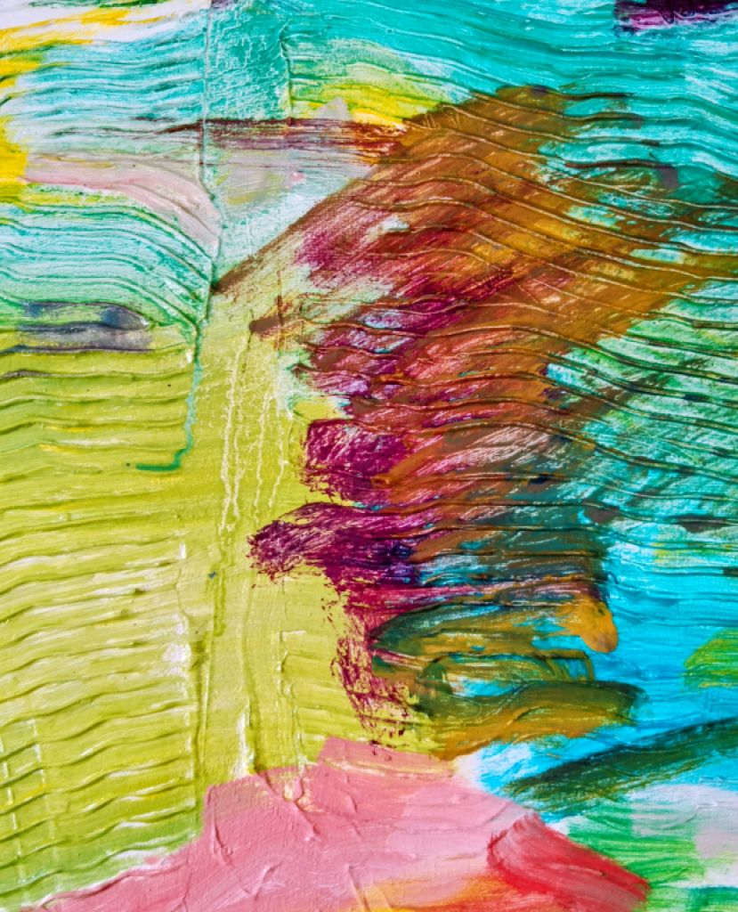 Abstraktes Ölgemälde