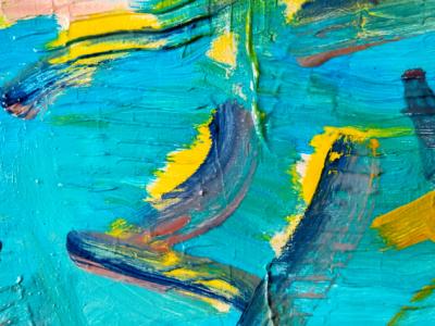 Abstraktes Ölgemälde