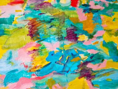 Abstraktes Ölgemälde