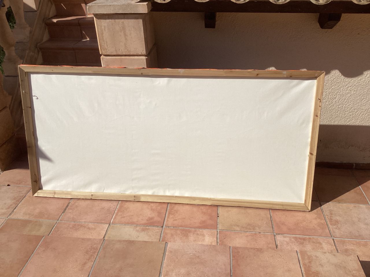 abstraktes XXL Gemälde 90 x190 cm, Acryl auf Leinwand