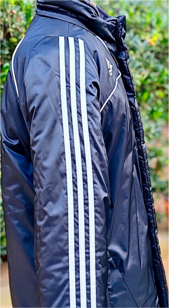 ADIDAS Herren Winterjacke Wasser- und Windabweisend, Farbe Schwarz, Größe L