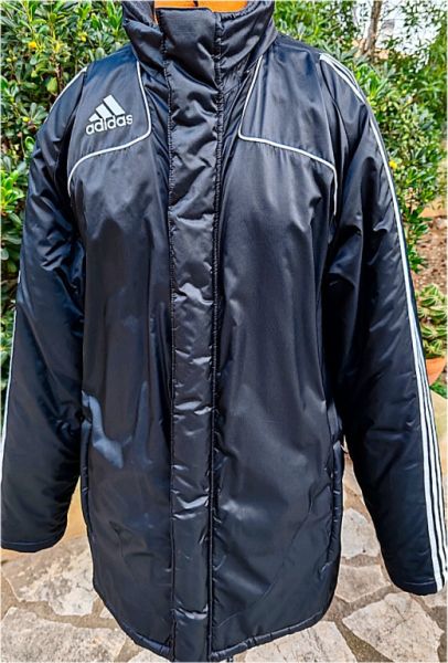 ADIDAS Herren Winterjacke Wasser- und Windabweisend, Farbe Schwarz, Größe L