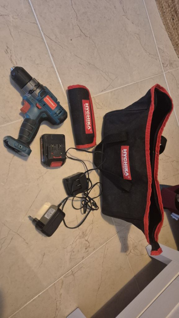 Cordless screwdriver 12V, HYCHIKA cordless drill driver 30N·m Max. torque with 1500mAh battery