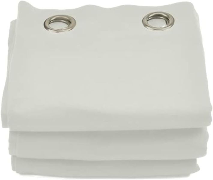 Acoustic curtain by ACOUSPANEL, white/cream