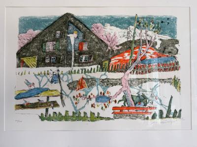 Alois Carigiet – gráfica original 1978, firmada y limitada (200/250) o una copia