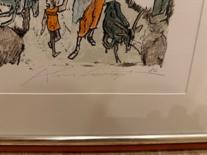 Alois Carigiet – Signierte Originalgrafik (1982), limitiert! - oder eine Kopie