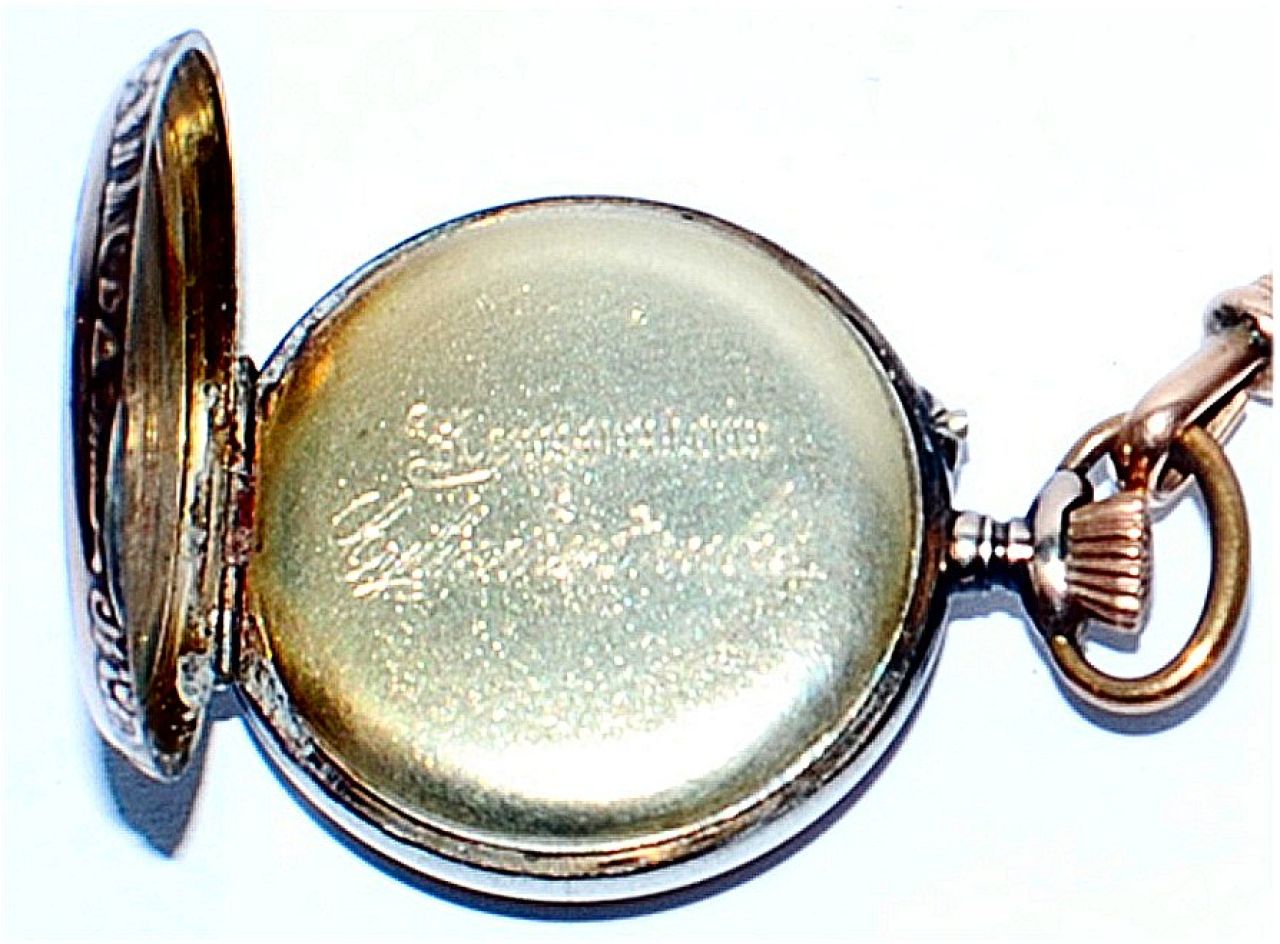 Reloj de bolsillo para mujer Old Remontoir, Suiza, Cuerda manual, 8 rubíes, plata 800