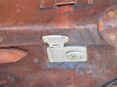 Alter Koffer Echt Leder Lederkoffer Vintage Reisekoffer