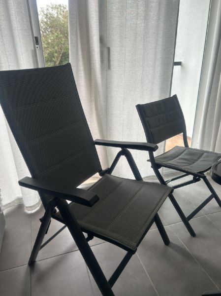 Aluminium chairs - with and without backrest