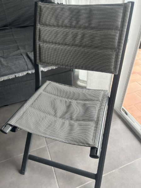 Aluminium chairs - with and without backrest
