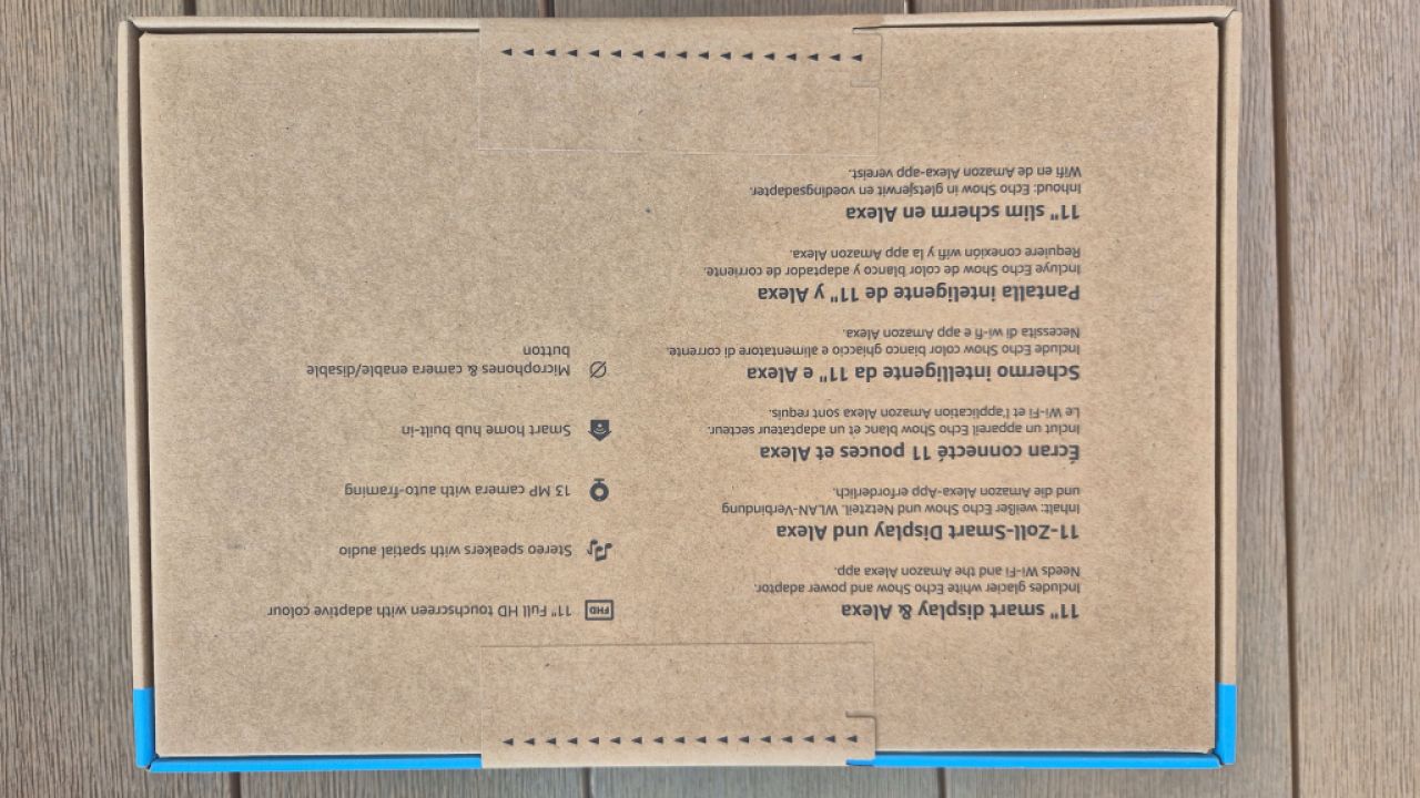 Amazon Echo Show 11 (latest generation) – 11-inch Full-HD display, 3D audio, White