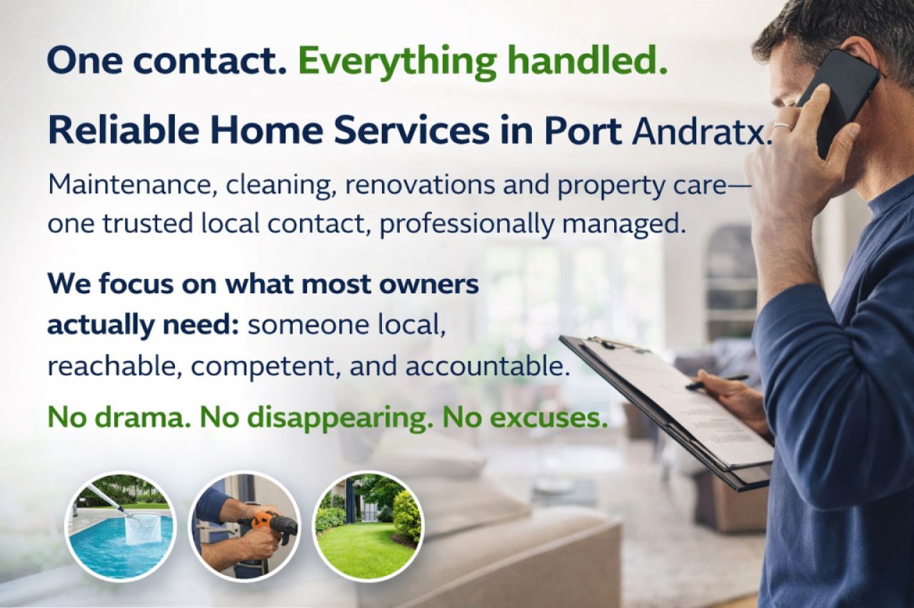 Andratx Home Services – Deine All-In-One Lösung für Zuhause in Port Andratx und Camp de Mar