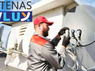 Antenneninstallateur für deutsche Sender, Satellitenschüssel