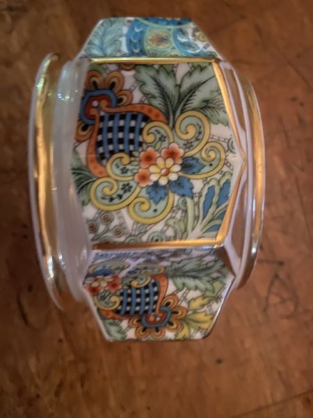 Antique lidded box Weimar porcelain