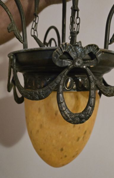 antike Lampe Jugendstil