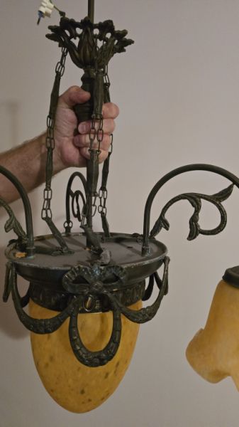 antike Lampe Jugendstil