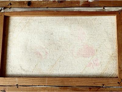 antikes Gemälde, Blumenstilleben, Original Öl auf Leinwand, signiert