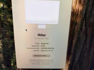 Apple iMac 24” (2021) – 8GB RAM, 256GB SSD – Top Zustand