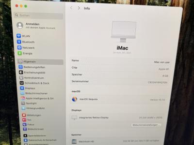 Apple iMac 24” (2021) – 8GB RAM, 256GB SSD – Top Zustand