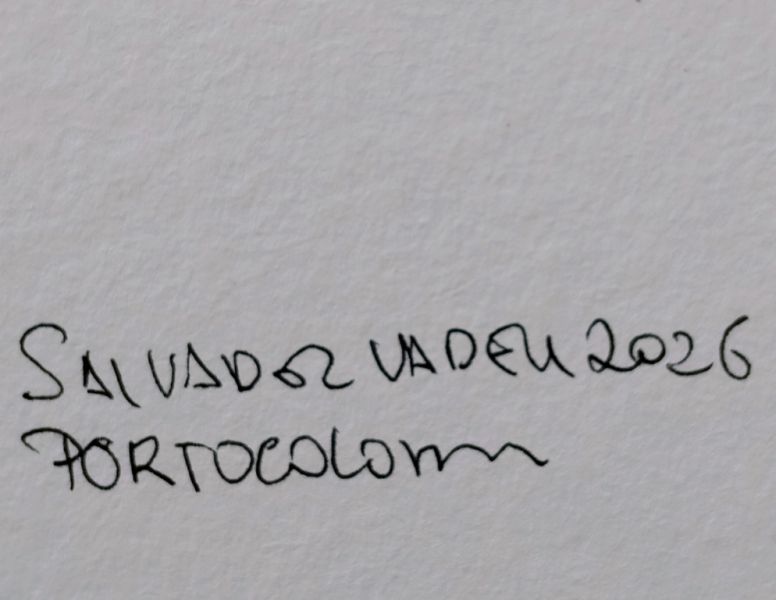 Watercolor of blue-purple hen