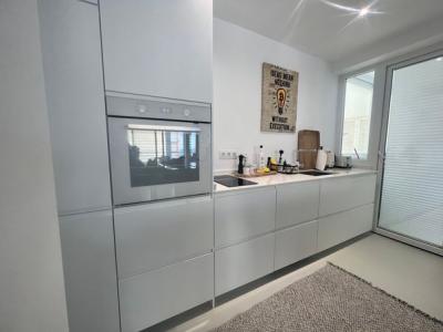 Arenal with sea view