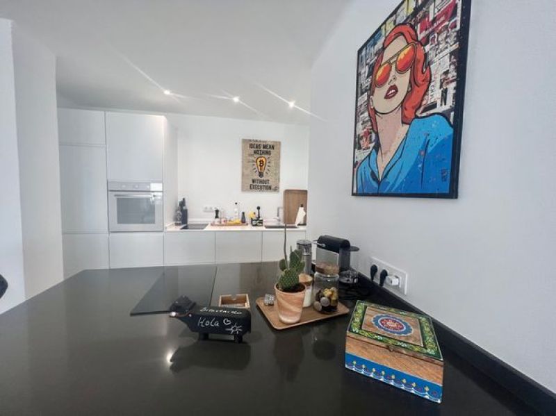 Arenal with sea view