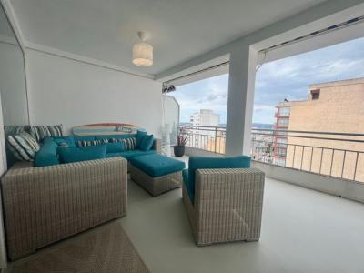 Arenal with sea view