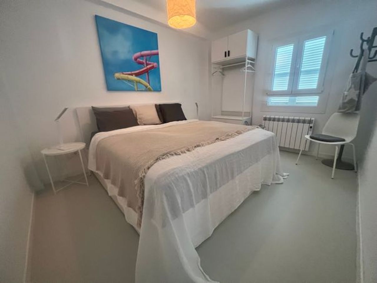 Arenal with sea view