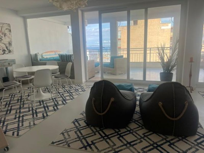 Arenal with sea view