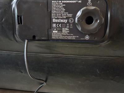 Aufblasbares Gästebett + Bodenteppichheizdecke