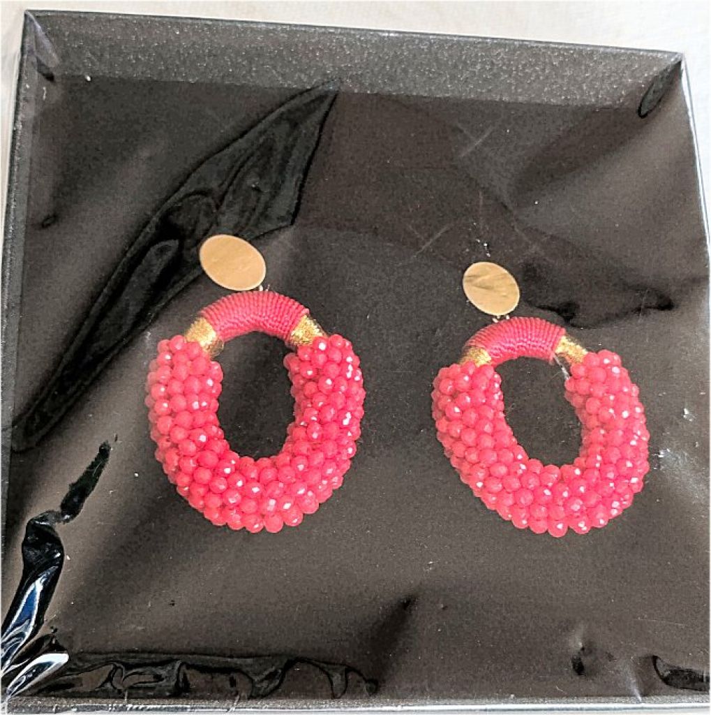 auffällige Perlen-Creolen von Lott.giolielli, Neu und ungeöffnet