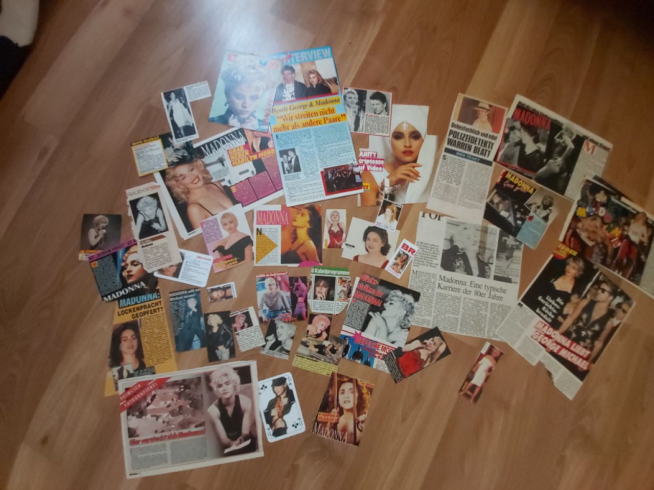 Auflösung der Madonna Sammlung mit Stücken original aus den 80er