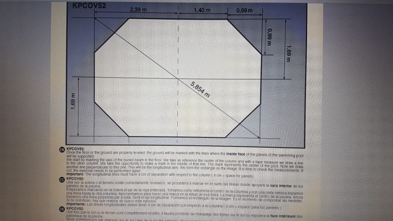Aufstellpool Achteckig