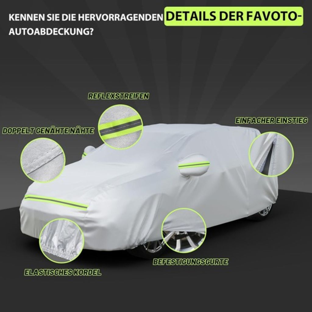 Funda para coche garaje completo funda cubierta coche resistente al polvo impermeable funda para auto lona invierno y verano