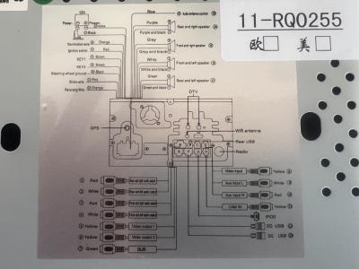 Car radio with 7-inch navigation system