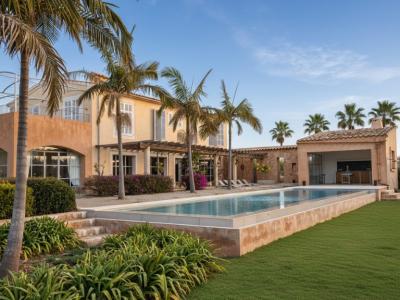 Vanguardia y Naturaleza: Villa de lujo con vistas panorámicas entre Porto Colom y Manacor