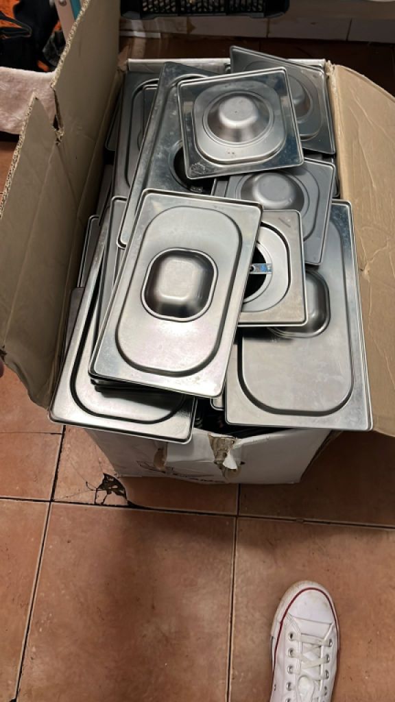 Baing containers (GN containers) with lid used in various sizes