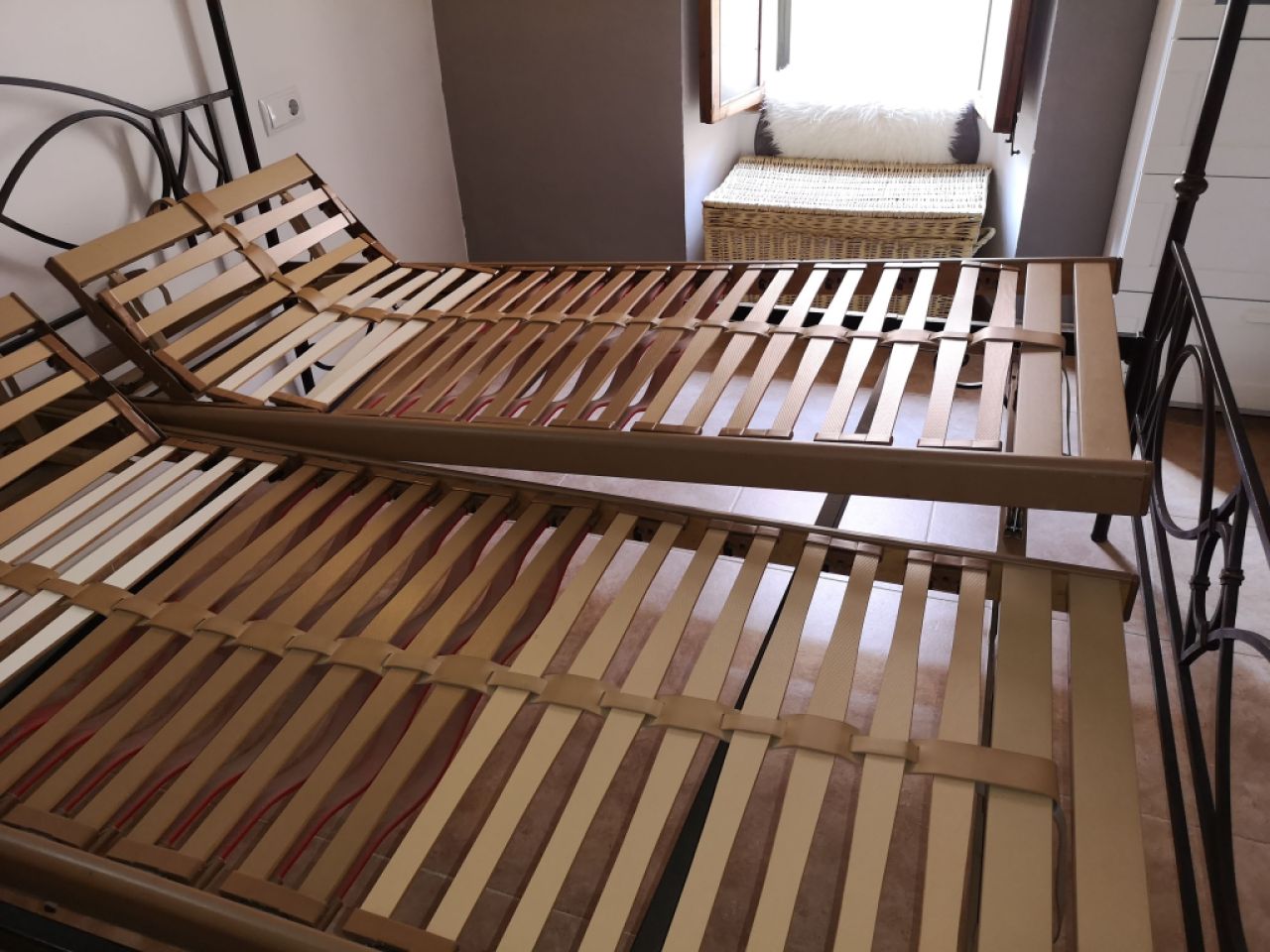 Cama de baldaquino Hierro Forjado