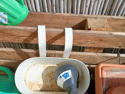 Balcony boxes, plant containers and watering cans