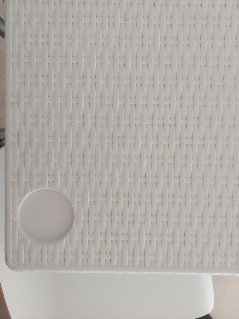 Balcony table white folding