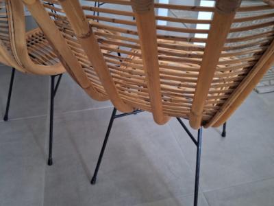 Bamboo chairs 6 pieces