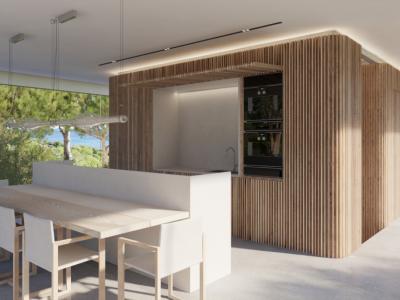 Beeindruckendes Projekt zum Verkauf an der Strandpromenade von Cala Mandia