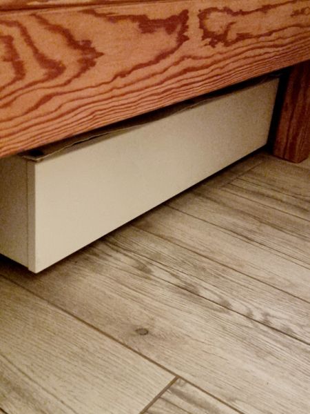 Bettunterschrank, Bettkasten 4- er Set
