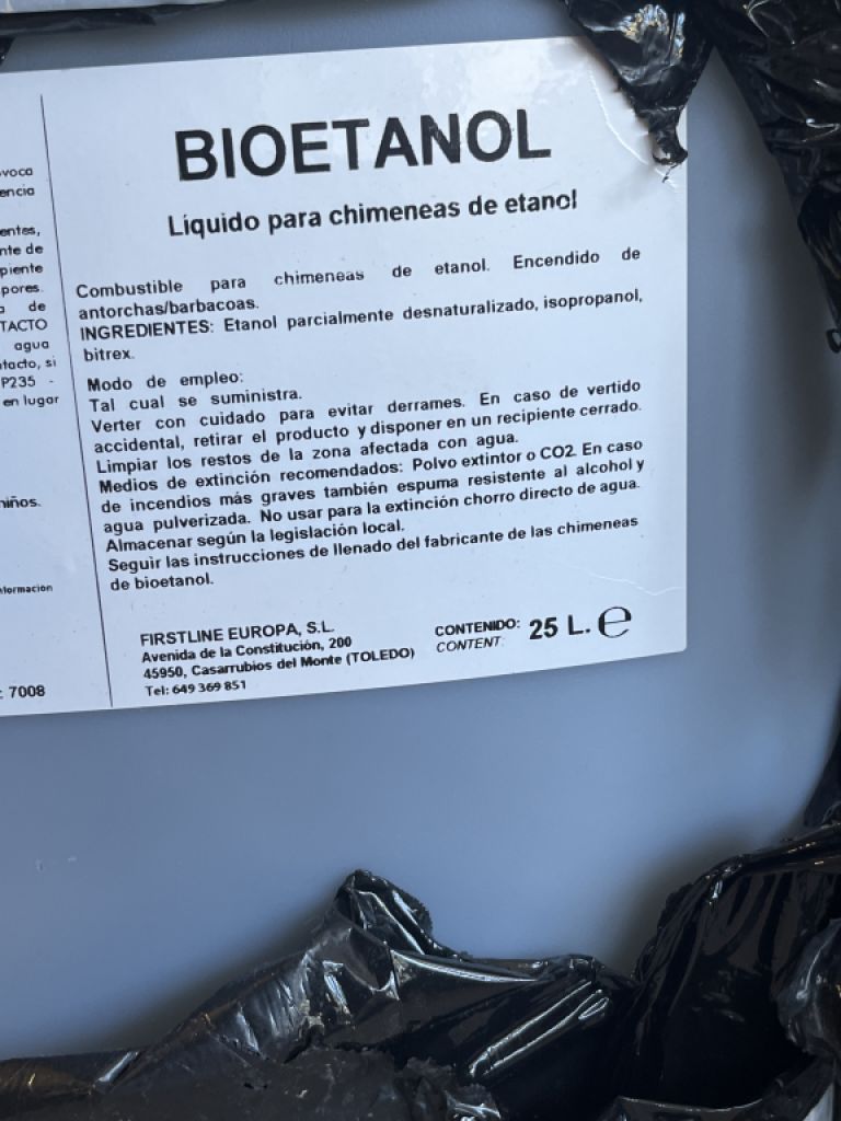 Bioethanol 2x 25 L canisters – fuel for ethanol fireplace